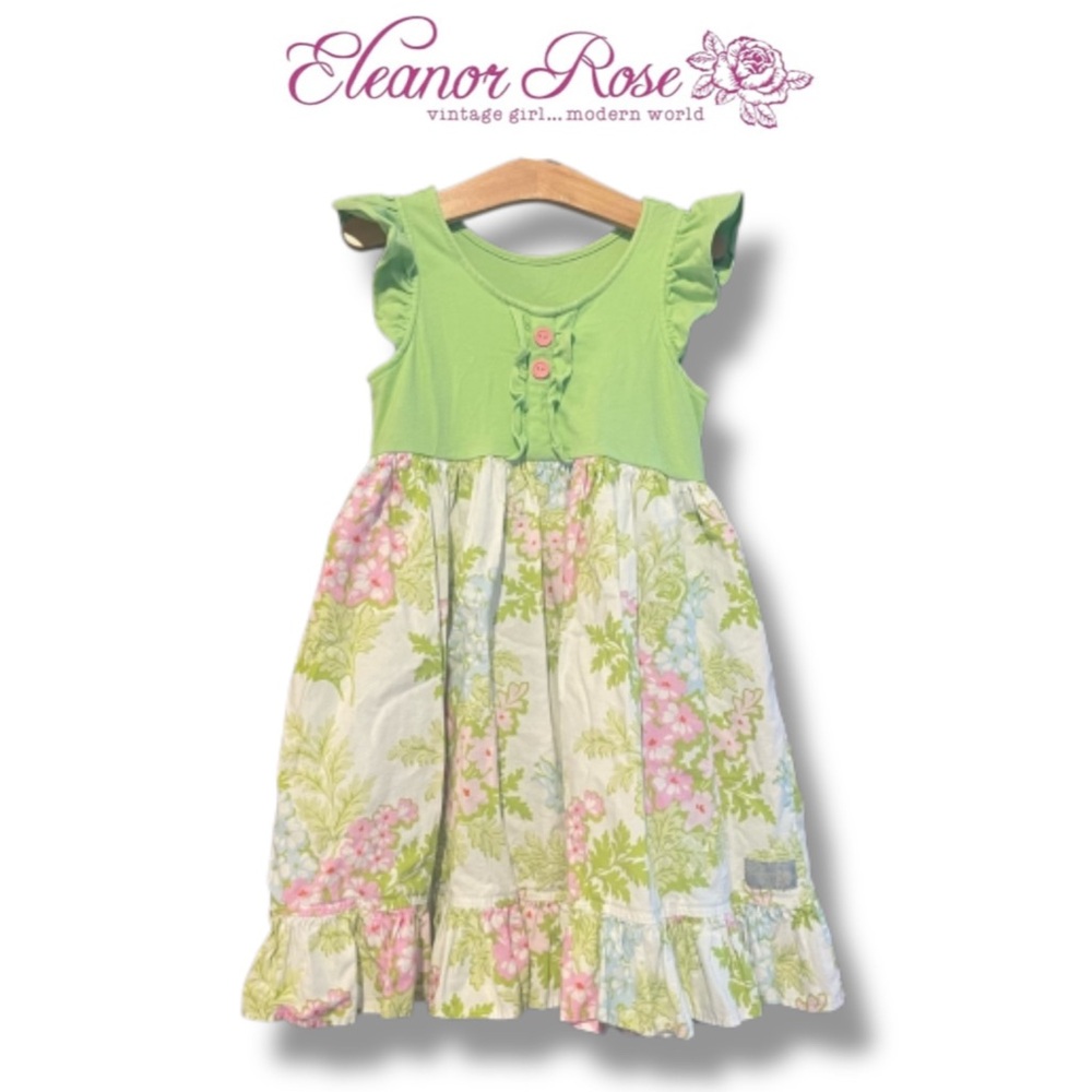 Eleanor Rose Kirby Dress- Hydrangeas
